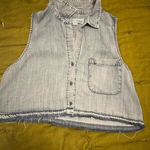 Vintage Havana denim top. Small